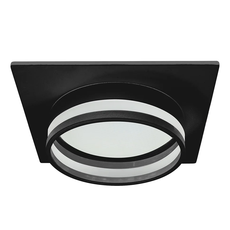 Светильник точечный Feron DL503 LUNA 15W 230V GX53, черный квадрат без лампы Светильник точечный Feron DL503 LUNA 15W 230V GX53, черный квадрат без лампы