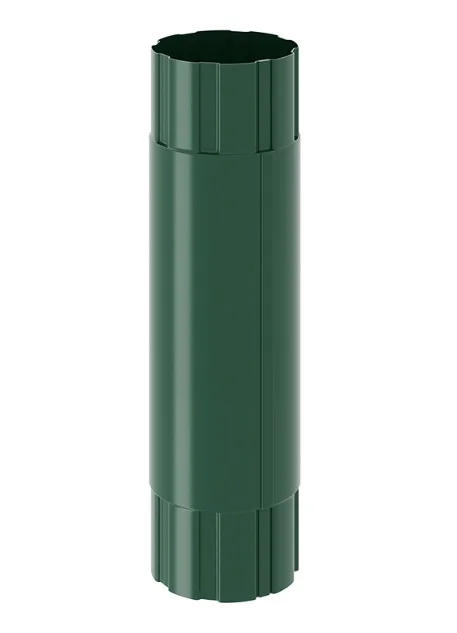 ST Труба круглая соединительная, 125/90, 1м RAL 6005