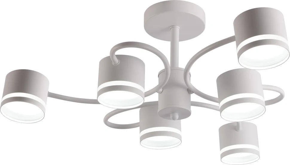 Люстра Unione 4495-6 WH, 6хGX53/15W (63*63*22)