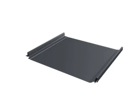 Фальц Smart Pro Stynergy Стальной бархат RAL 7024 (мокрый асфальт)-R, 0.5мм, широкое ребро жесткости 0.521*2.55 м.п.