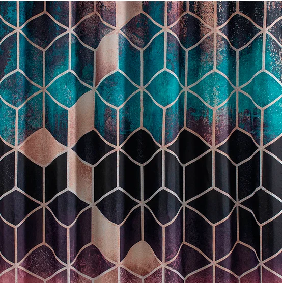 Штора для ванной САНАКС полиэстэр, 180*180см, коричневые КУБЫ без колец, арт.01-90 Штора для ванной САНАКС полиэстэр, 180*180см, коричневые КУБЫ без колец, арт.01-90