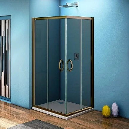 Ограждение душевое Good Door JAZZE CR-100-B-BR