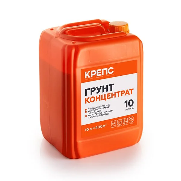 Грунт-концентрат КРЕПС водорастворимая дисперсия 10 л