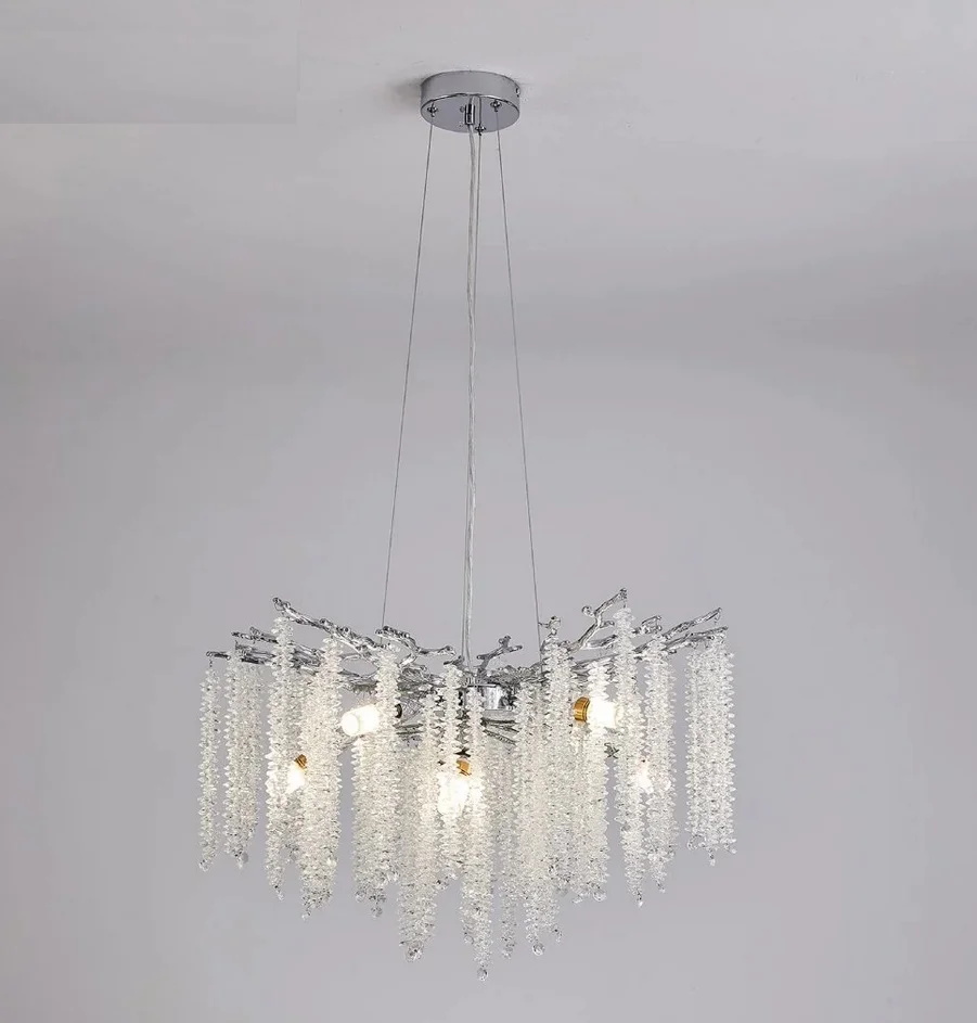 Люстра ROXANA 65 E14х8 R-600x1200-CHROME/CRYSTAL-220-IP20