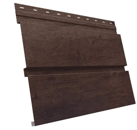 М/сайдинг Квадро брус (GL) Print Elite Antique Wood (Античный Дуб) толщина 0,45мм, размер 0,34*0.65 м.п. (в пленке)