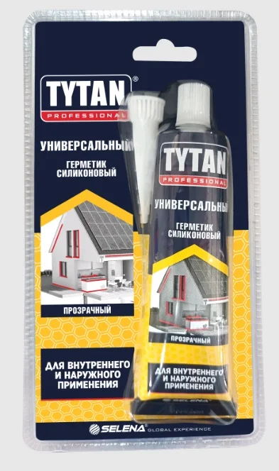Герметик силиконовый универсальный белый TYTAN Professional 85мл