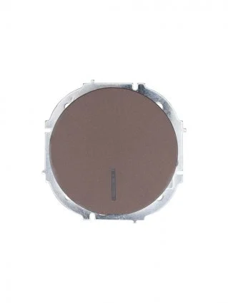 Выключатель одноклавишный СП Lezard OSEN с подсветкой шоколад Выключатель одноклавишный СП Lezard OSEN с подсветкой шоколад