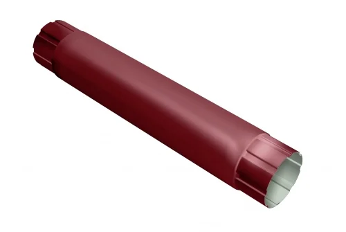 Труба круглая соединительная Optima, 90мм, 1м RAL 3005