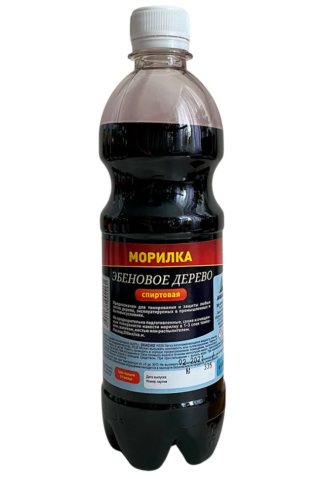 Морилка спиртовая АНЛЕС эбеновое дерево 0,5л