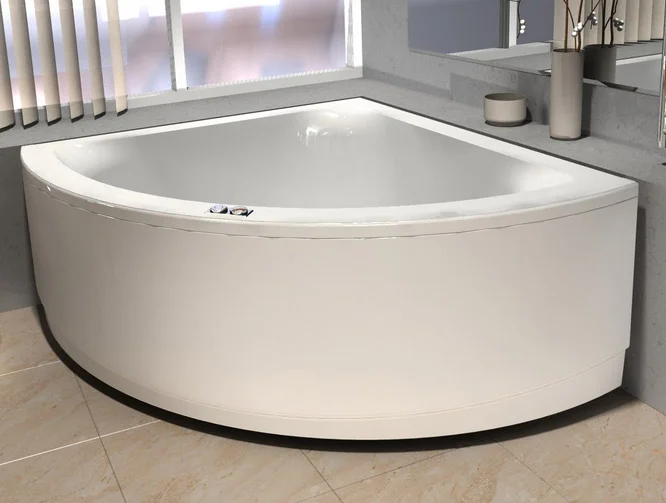 Ванна AQUATEK "Юпитер" 150х150 без гидромассажа (с фронт.экраном),с ножками