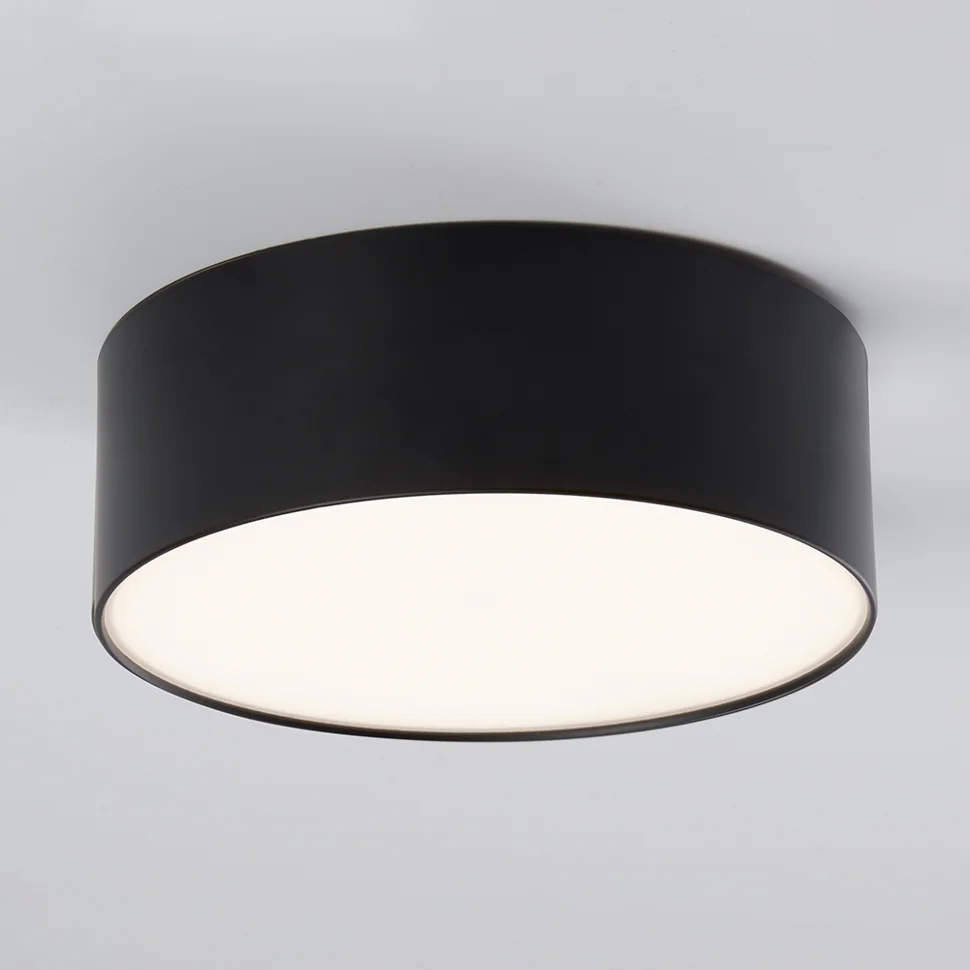 Светильник светодиодный Simple matte 28W, 1960Lm, 4000К, черный, AL200 Feron