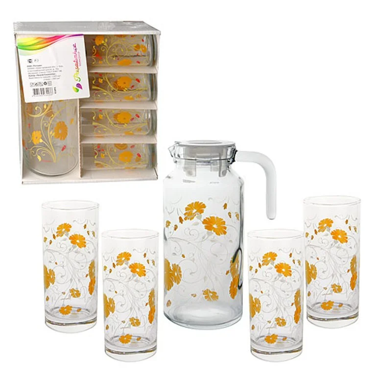 Набор питьевой PSB 95895УБ кувшин + стаканы Orange Serenade Набор питьевой PSB 95895УБ кувшин + стаканы Orange Serenade