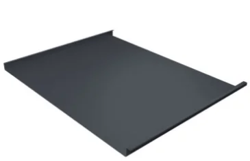Фальц двойной стоячий 0,5мм PurPro RAL 7024 (мокрый асфальт)-R, 0.563*3.05 м.п. (в пленке)