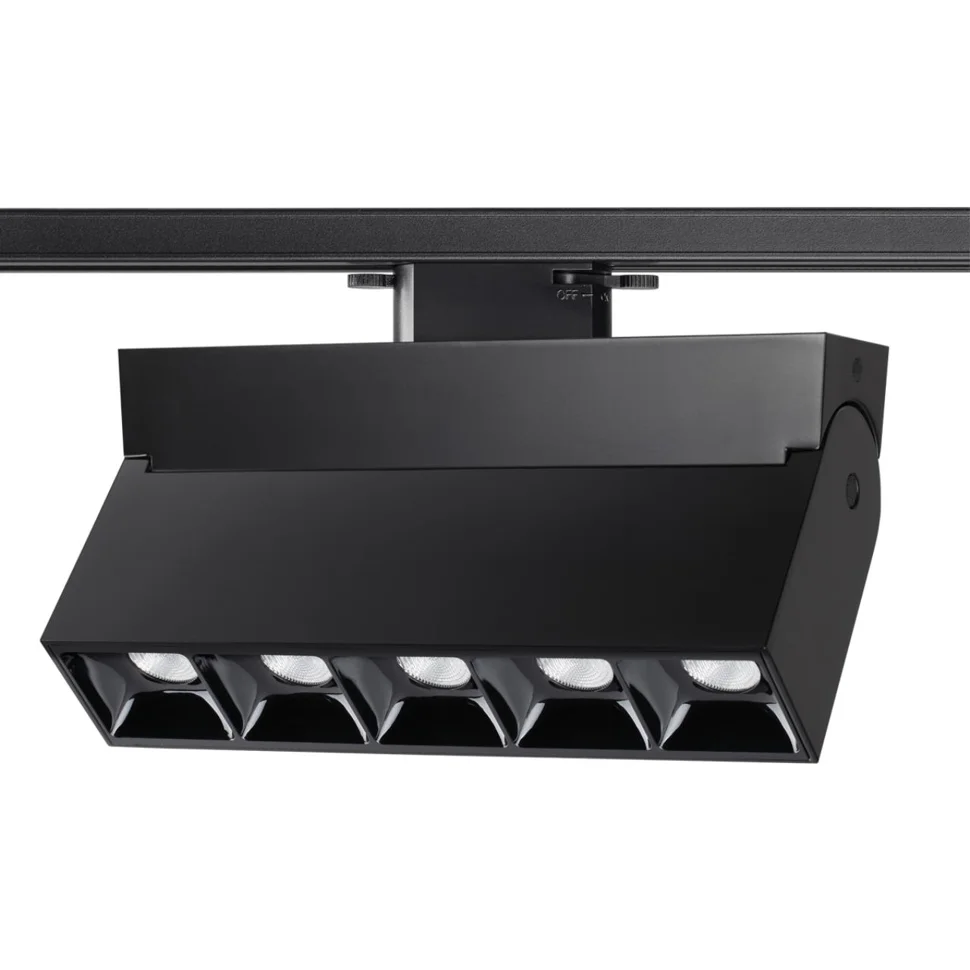 Светильник трековый однофазный трехжильный 358324 PORT NT19 117 черный IP33 LED 4000К 25W 110-265V EOS