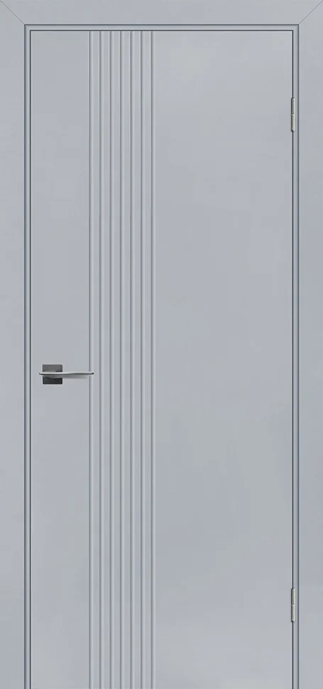 Дверь ТЕКОНА SMALTA-RIF 202 глухая эмаль светло-серая 60