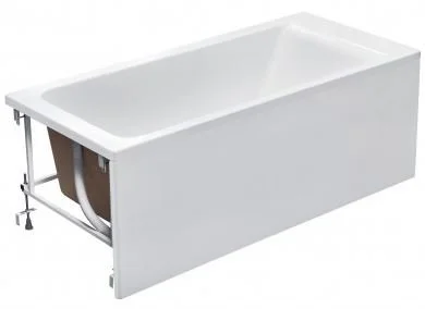 Ванна акриловая ROCA EASY 150х70 (ZRU9302904) с монтажным набором (ZRU9302906) и фронтальной панелью (ZRU9302908)