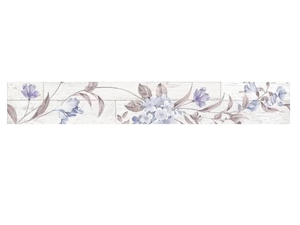 Плитка GLOBAL TILE San Remo белый бордюр 5,4х50 арт.GT16VG