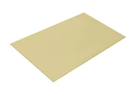 Плоский лист Corundum50 RAL 1014 (слоновая кость), 0.5 мм, 1.25*2м (В пленке)