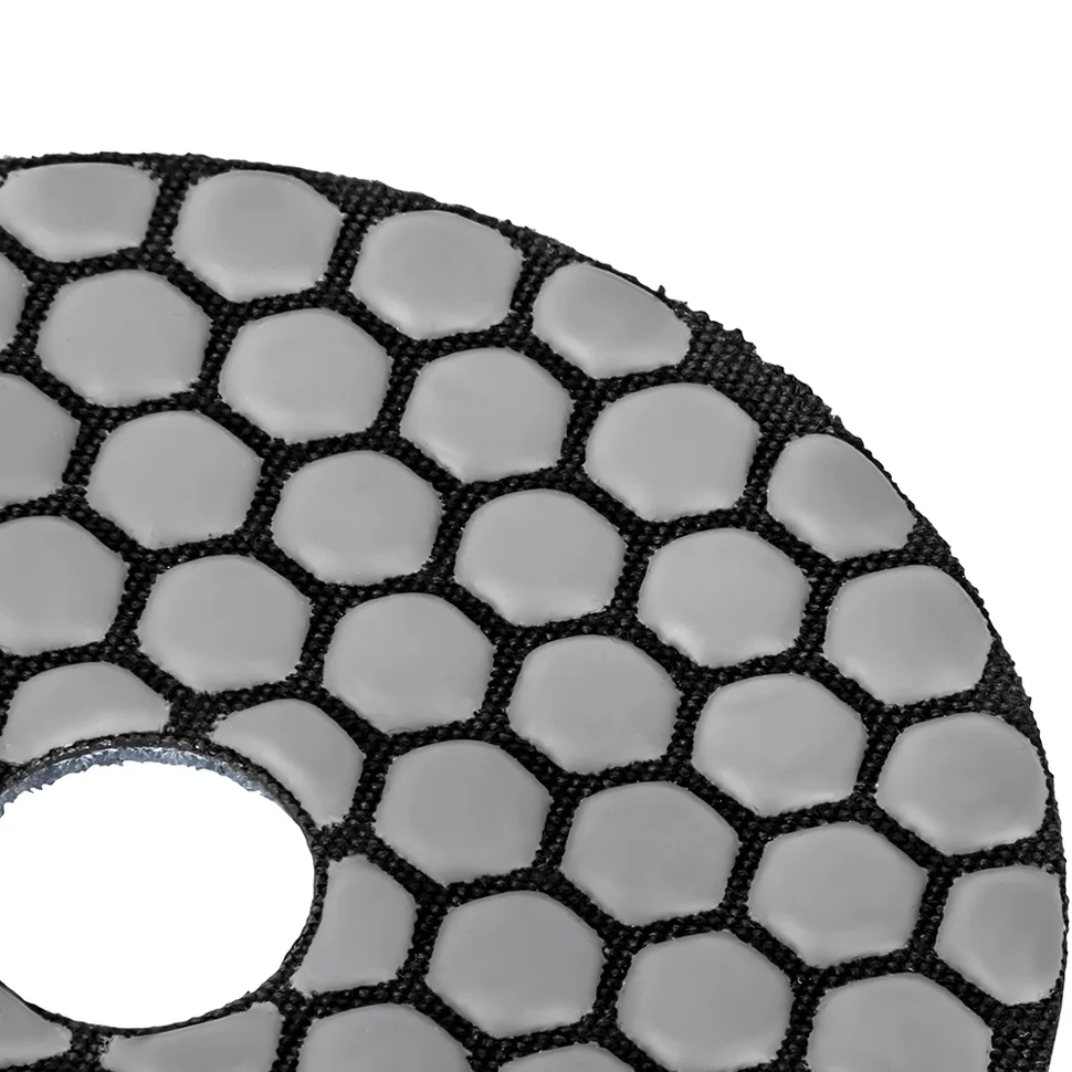 Круг алмазный гибкий шлифовальный ПРАКТИКА 100 мм для сухого шлифования, P 50