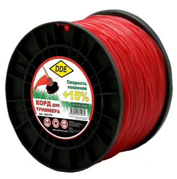 Леска на катушке 3,0мм 220м звезда, красный,"Speed line", DDE Леска на катушке 3,0мм 220м звезда, красный,"Speed line", DDE
