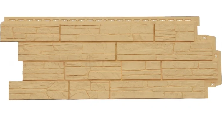 Панель цокольная Grandline Сланец Classic песочный 975*0,395 м (S=0.39м2)