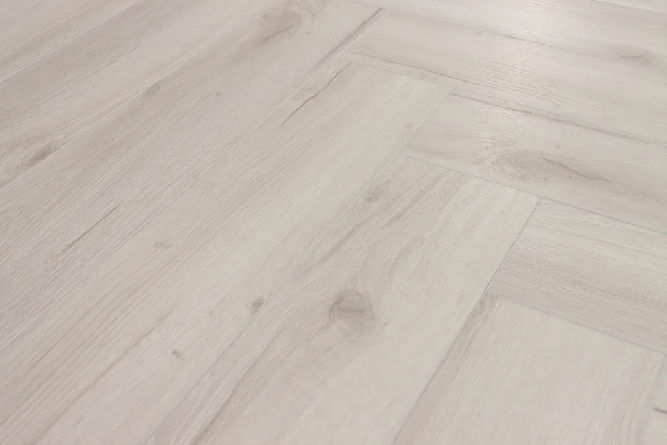 Ламинат виниловый водостойкий SPC CronaFloor 4V Herringbone 2.0 42 класс Дуб Гавр 640*128*4.5 мм (с фаской)