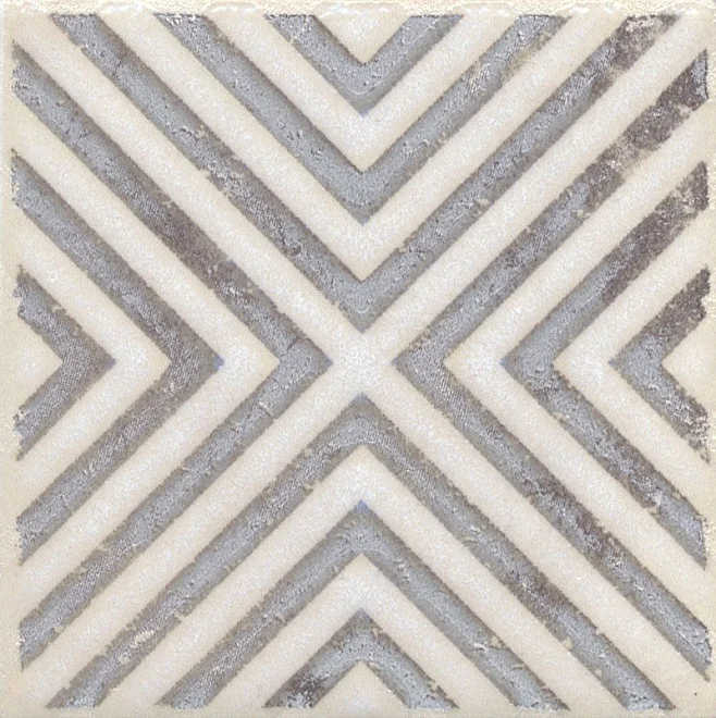 Плитка KERAMA MARAZZI Амальфи вставка орнамент коричневый 9,9x9,9x7 арт. STG&#92;A403&#92;1266