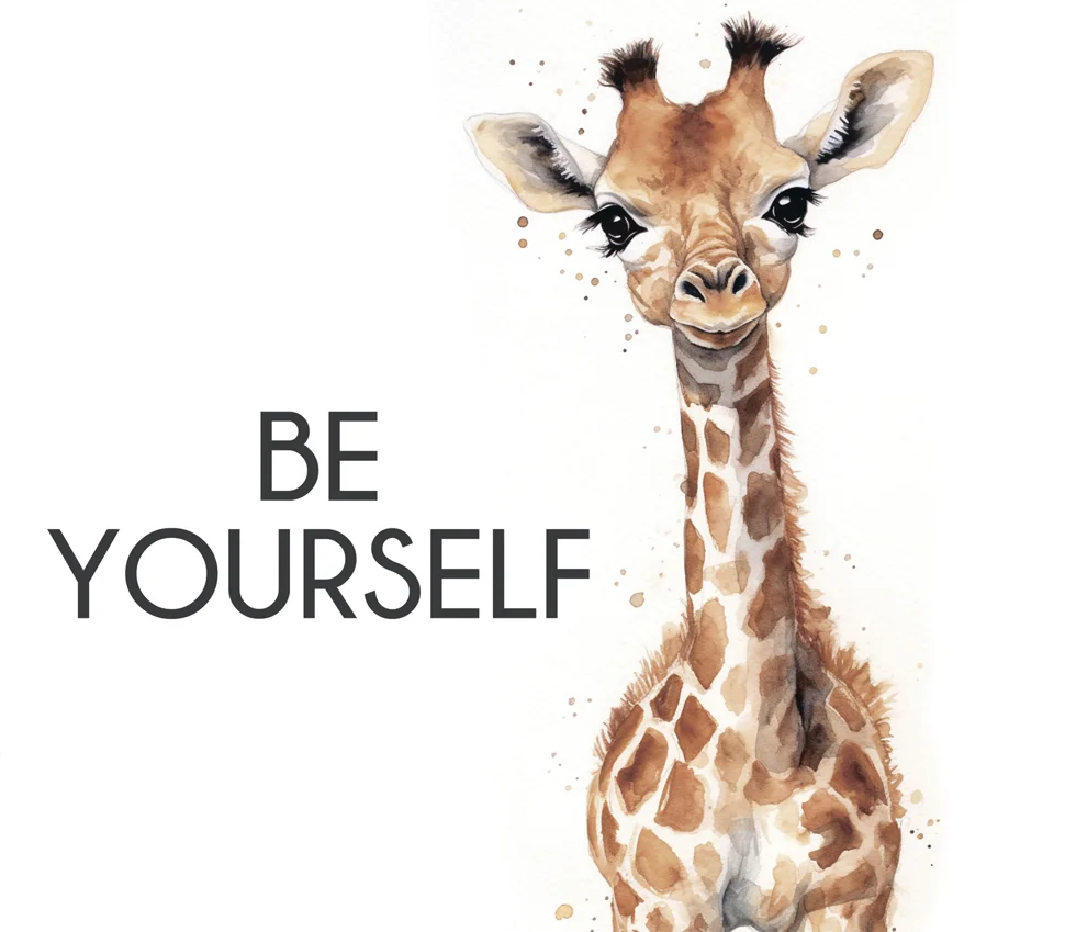 Картина интерьерная VS на холсте BE Yourself 30*30 арт.8233032