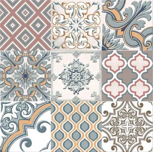 Плитка Azori Eclipse Ornament пол 42х42