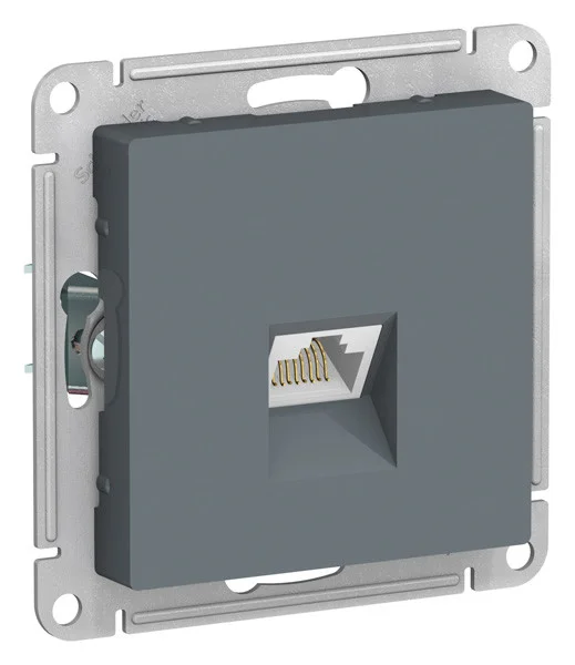 Механизм розетки компьютерной AtlasDesign RJ45 кат.5E грифель Schneider Electric ATN000783