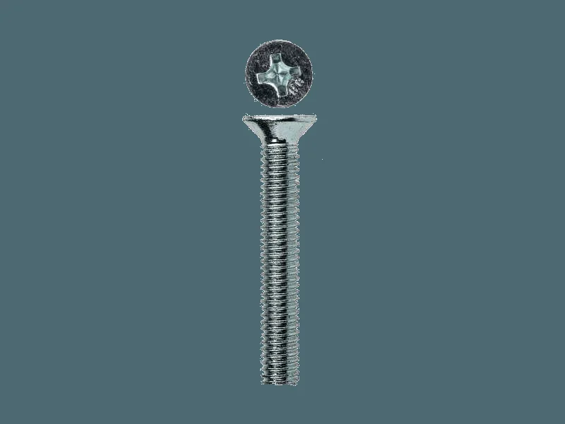 Винт М4х16 DIN 965 потай шлиц Ph,оцинк (уп 15шт) SteelRex