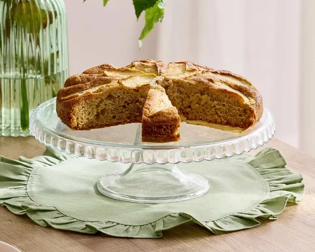 Блюдо PSB 98259 на ножке с бортиком вниз 280мм ПАТИССЕРИ / PATISSERIE