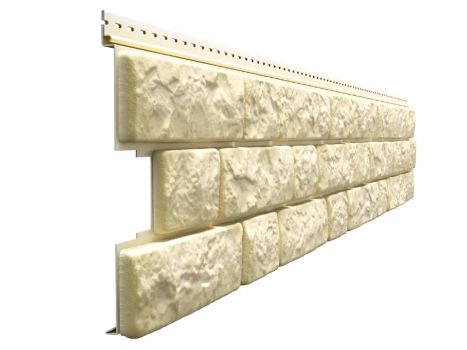 Сайдинг виниловый D&#246;cke Lux Bergart L=1,905м, H=0.315м (пл=0.6м2) кешью
