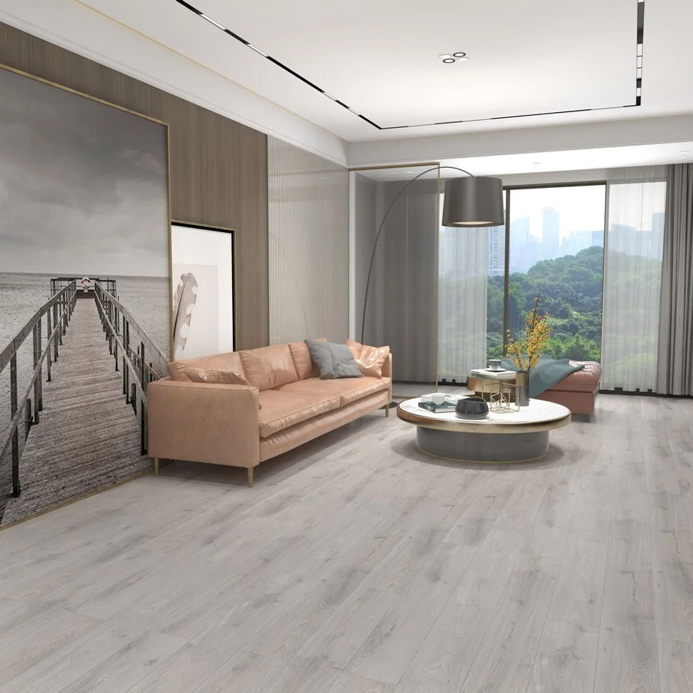 Плитка каменно-полимерная SPC FLOORBEE PROJECT 43 класс Дуб Лейтон 1218*180*4,3 мм, арт.1556