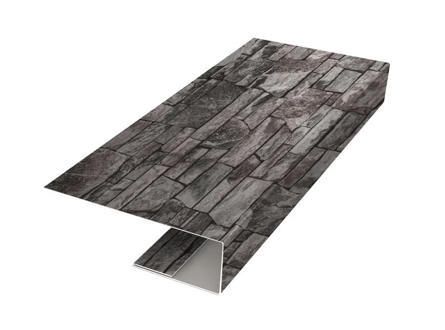 J-профиль Print Fine Stone (Камень) для софита 25*18*3м.п.