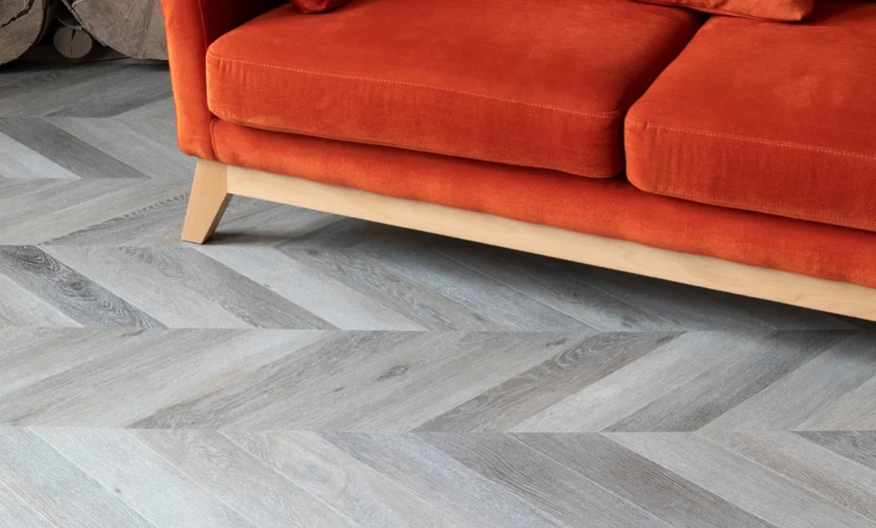 Плитка виниловая VINILAM PARQUET CHEVRON замковая Шеврон Легран RI444515CL4, 305*1293*8,5мм , 43 класс