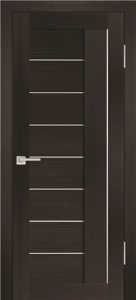 Дверь PROFILO PORTE PS-17 стекло сатинат, венге мелинга 90