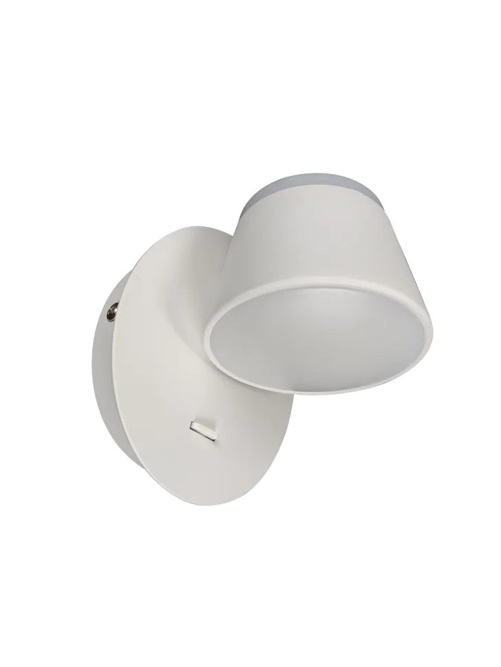 Бра светодиодное ABAZUR 12W R-130-WHITE/WHITE-220-IP40