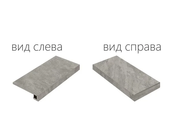 Керамогранит ITALON КЛАЙМБ РОК СТУПЕНЬ УГЛОВАЯ ПРАВАЯ 60х33