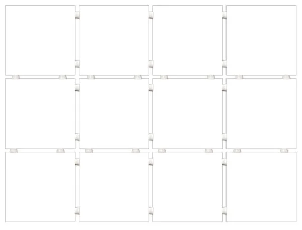 Плитка KERAMA MARAZZI Конфетти белый, полотно 29,8х39,8 из 12 частей 9,8х9,8 арт.1230H
