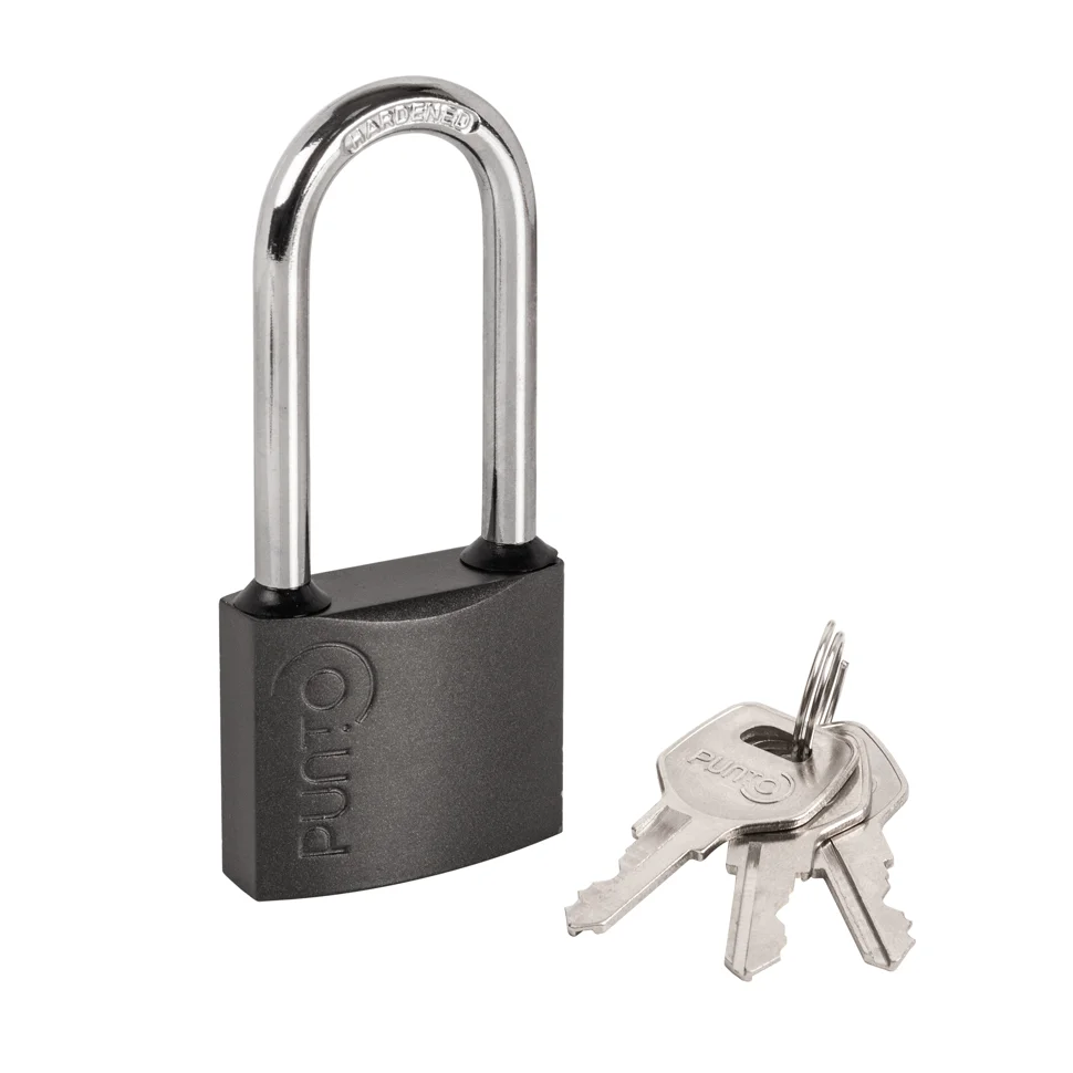Замок навесной PUNTO PK-0150 L 3 key англ.ключ.