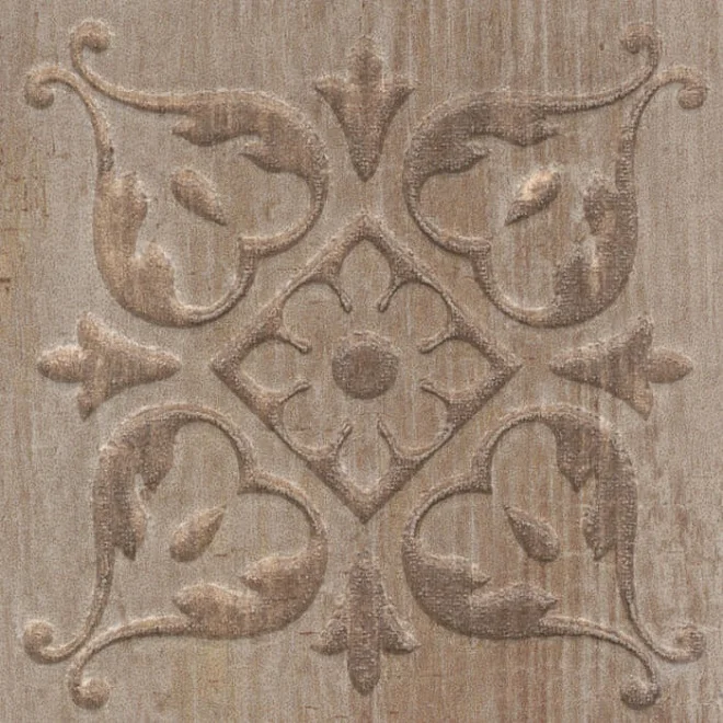 Плитка KERAMA MARAZZI Браш Вуд Вставка коричневый 9,9х9,9х8 арт.STG&#92;B482&#92;SG1550
