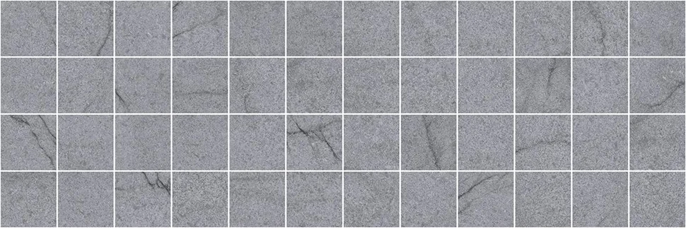 Плитка LAPARET Rock декор мозаичный серый 20х60 арт.MM11187