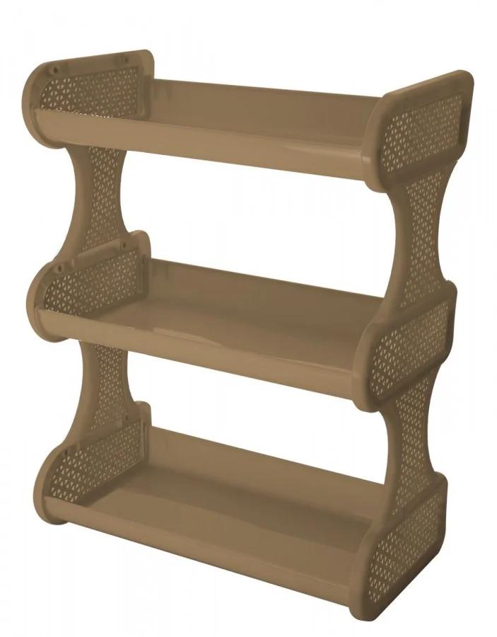 Полка навесная трехсекционная Nature Кофейный* Полка навесная трехсекционная Nature Кофейный*