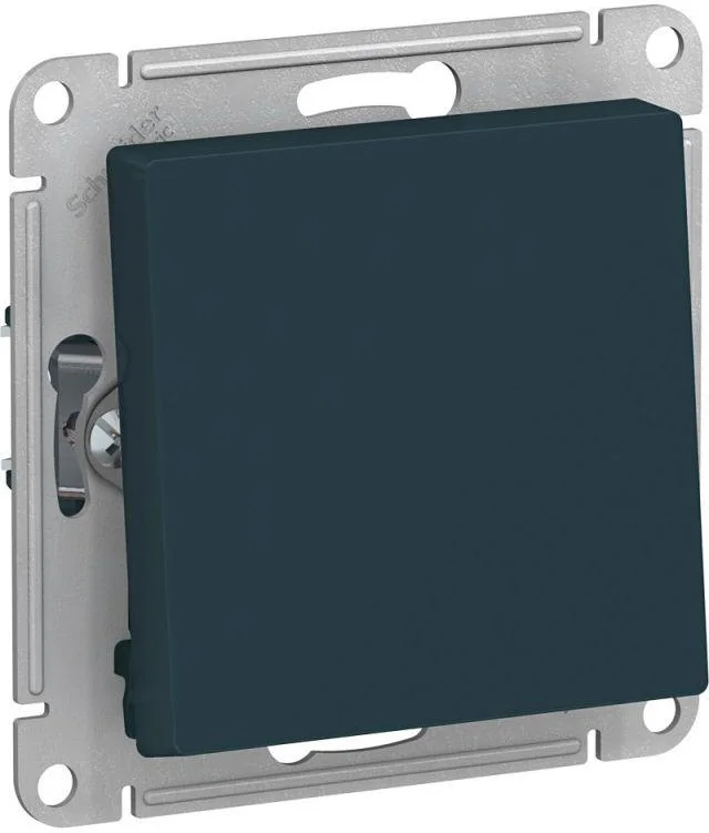 Механизм переключателя проходного 1-кл. СП AtlasDesign 10А IP20 (сх. 6) 10AX изумруд Schneider Electric ATN000861