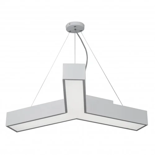 Светильник светодиодный Geometria ЭРА Igrek SPO-143-W-40K-056 56Вт 4000К 3700Лм IP40 900*900*80 белый подвесной*