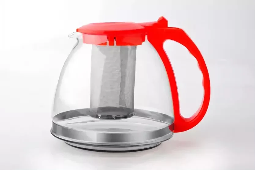 Чайник заварочный Appetite F8130 1,3л с фильтром, стекло