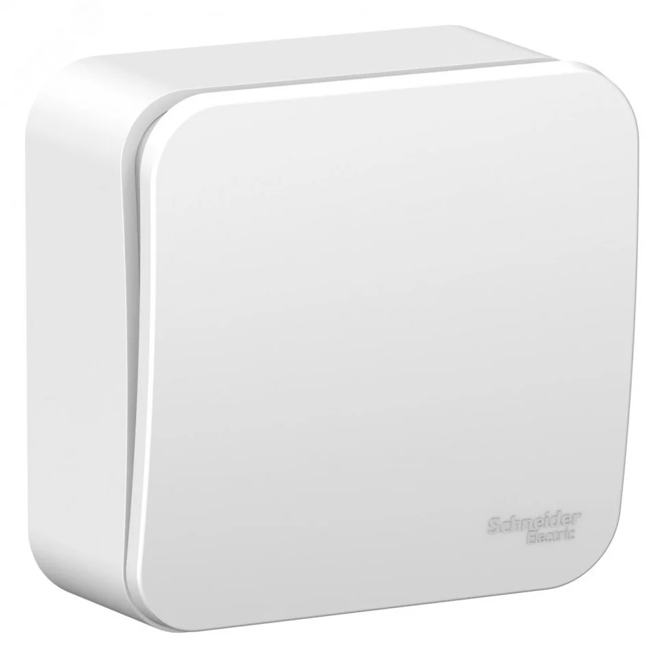 Выключатель одноклавишный ОП Blanca 6А IP20 (сх. 1) 250В с изолир. пластиной бел. SE BLNVA061011