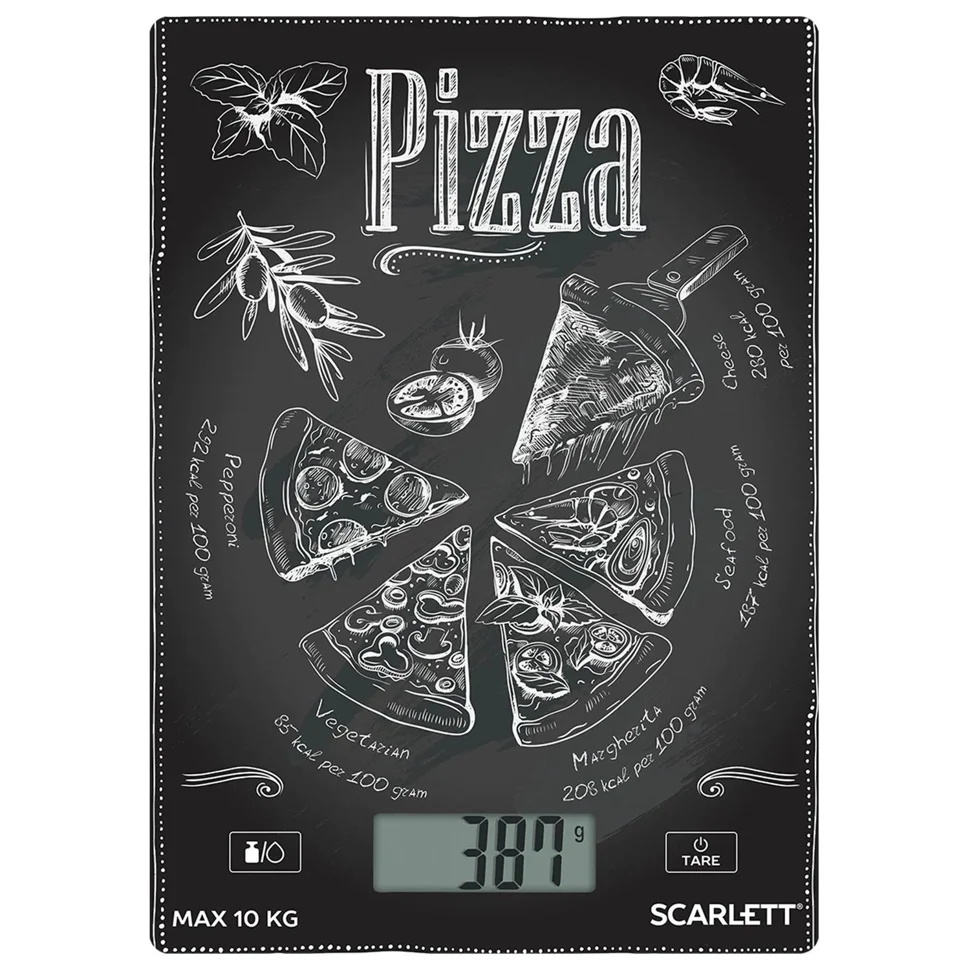 Весы Scarlett SC-KS57P66 кухонные PIZZA