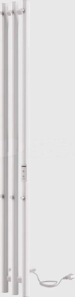 Полотенцесушитель INDIGO Style 3 (electro) 120/13 (скр.монтаж, унив.подкл.R/L, Белый матовый)